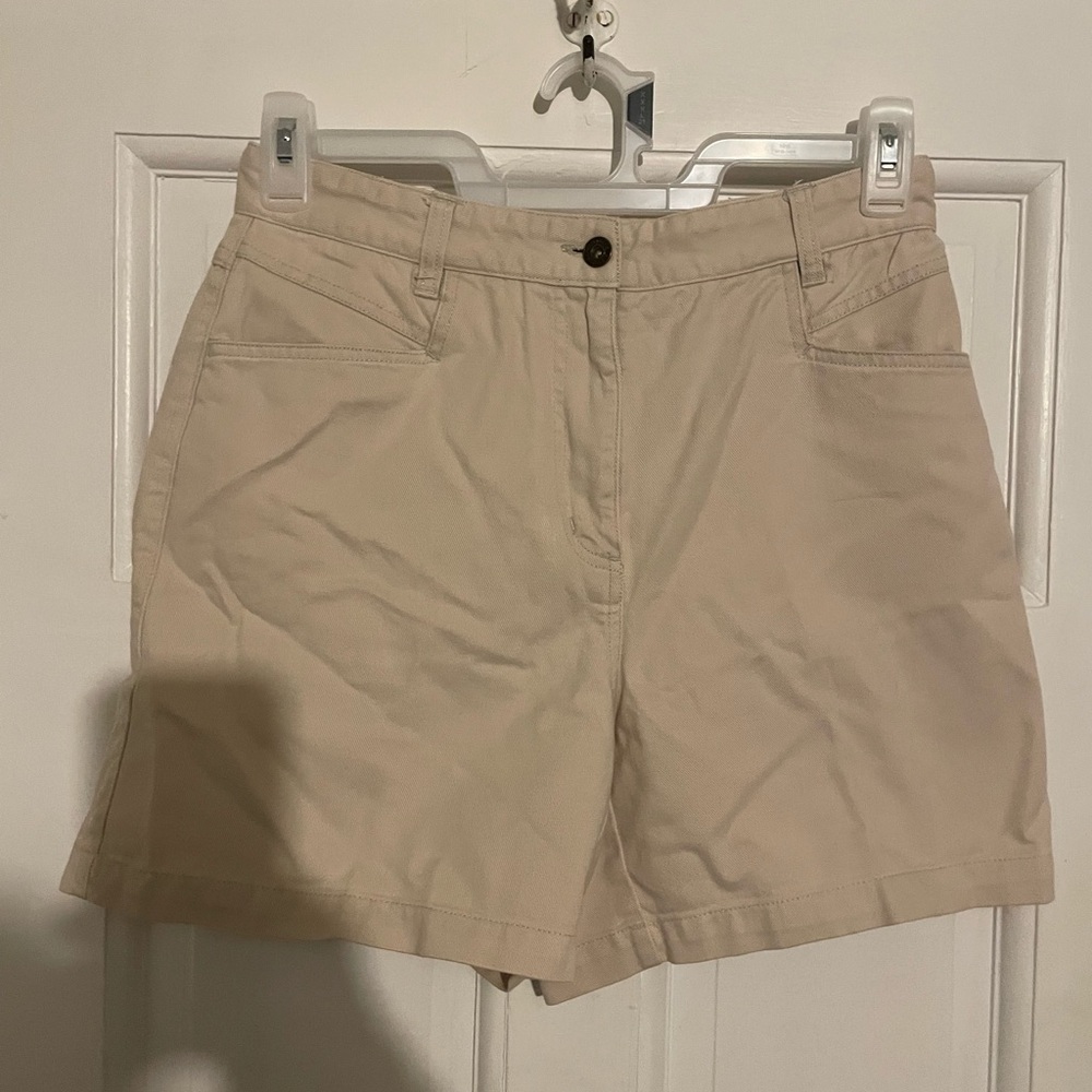 Christopher & Banks high-waisted denim shorts 10